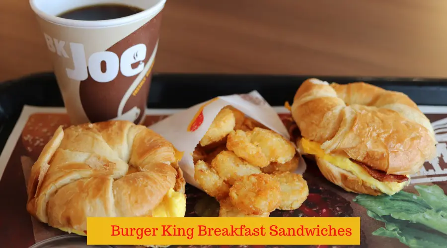 Burger King Breakfast Sandwiches