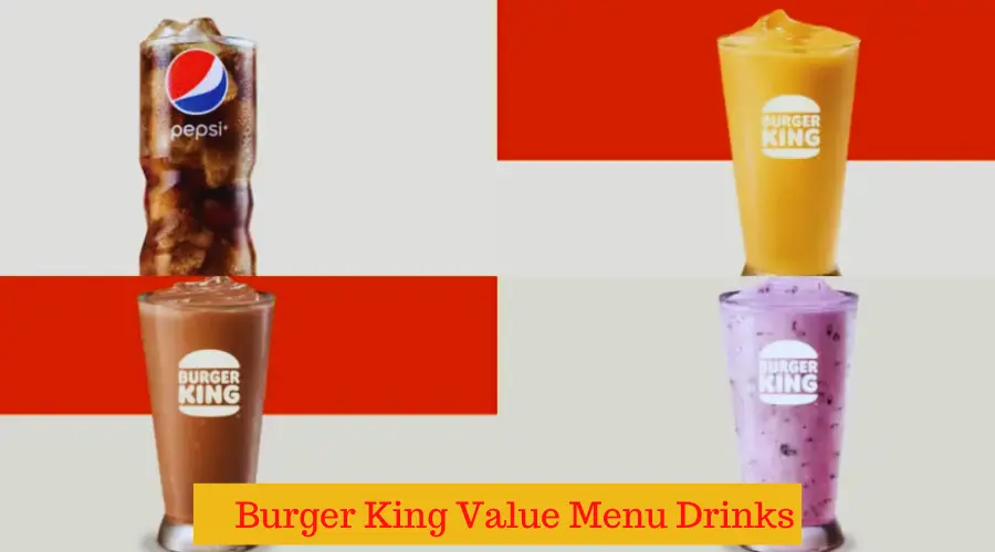 Burger King Value Menu Drinks