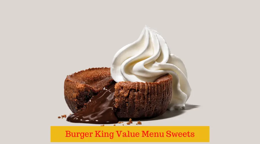 Burger King Value Menu Sweets